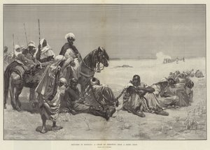 Sketches in Morocco, a Chain of Prisoners from a Rebel Tribe